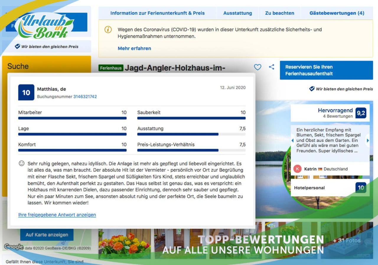 Jagd-Angler-Suite-04-Im-Wald-Am-See Kyritz Exterior photo